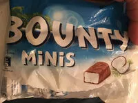 Mängden socker i Bounty Minis