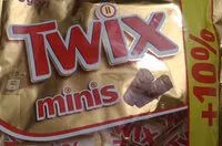 Mängden socker i Twix minis
