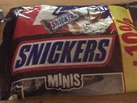 Mängden socker i Snickers