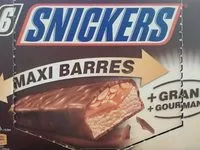 Mängden socker i Snickers Maxi Barres glacées x6