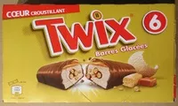 Mängden socker i Twix glacé x6