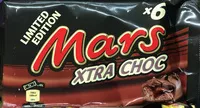 Mängden socker i Mars Xtra Choc