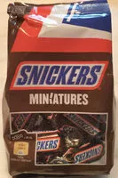 Mängden socker i Snickers Miniatures