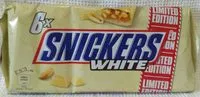 Mängden socker i Snickers white