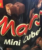 Mängden socker i Mars mini cubes