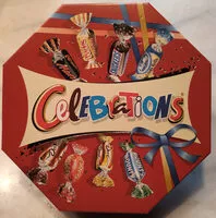 Mängden socker i Celebrations