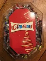 Mängden socker i Celebrations diamant 288g