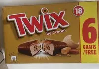 Mängden socker i Twix Ice Cream