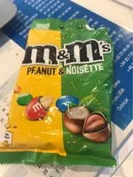 Mängden socker i M&M'S peanut & noisette
