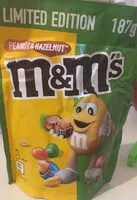 Mängden socker i m&m peanut and hazelnut mix