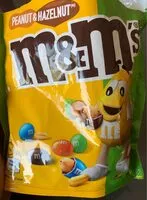 Mängden socker i M&m's cacahuètes et noisettes