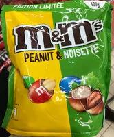 Mängden socker i Peanut & Noisette - édition limitée
