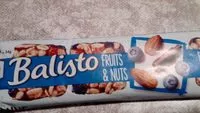 Mängden socker i Balisto fruits & nuts