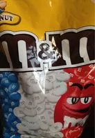 Mängden socker i M&M's peanut édition limitée bleu blanc rouge