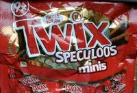 Mängden socker i Twix spéculos minis