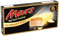 Mängden socker i Mars glacé