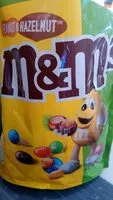 Mängden socker i M&M's peanut & hazelnut