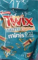 Mängden socker i Twix salted caramel