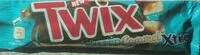 Mängden socker i Twix Salted Caramel Xtra