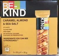 Mängden socker i Caramel almond & sea salt