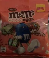Mängden socker i M&M’s choco eggs