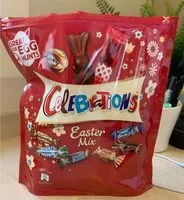 Mängden socker i Celebrations Easter Mix