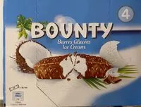 Mängden socker i Bounty Ice Cream