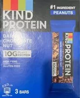 Mängden socker i Kind Protein Dark Chocolate Nut