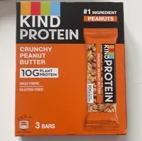 Mängden socker i Kind protteun crunchy peanut butter