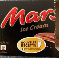 Mängden socker i Barre glacée Mars