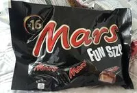 Mängden socker i Mars fun size