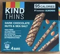 Mängden socker i Dark Chocolate Nurs and Sea Salt