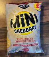 Mängden socker i Mini cheddars ploughmans cheshire cheese