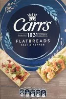 Mängden socker i Salt and pepper flatbreads