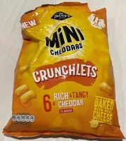 Mängden socker i Mini Cheddars Crunchlets