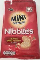 Mängden socker i Mini Cheddars Nibblies Cheddar & Smoked Paprika