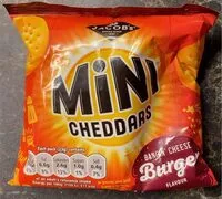 Mängden socker i Mini cheddars burger flavour
