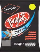 Mängden socker i Twiglets Original