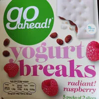 Mängden socker i Yogurt Breaks Raspberry