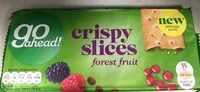 Mängden socker i Go Ahead! Crispy Slices Forest Fruit