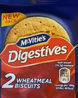 Mängden socker i Digestives