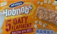 Mängden socker i Hobnobs oaty flapjacks
