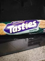 Mängden socker i McVitie's Tasties Shorties