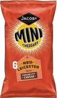 Mängden socker i 6 Mini Cheddars Red Leicester Flavour