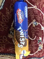 Mängden socker i McVitie's Digestives Twists Chocolate Chip & Caramel Bits