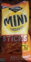 Mängden socker i Mini cheddar sticks
