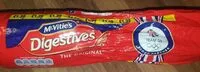 Mängden socker i Mcvities digestives