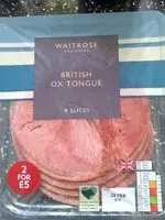 Mängden socker i British ox tongue