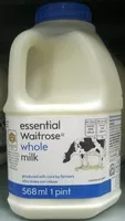 Mängden socker i British Free Range Whole Milk