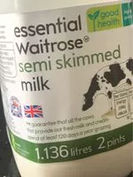 Mängden socker i Semi skimmed milk